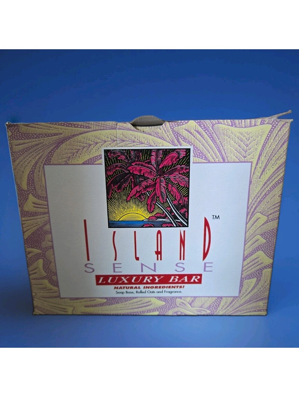 Box of 12 Luxury Soap Bars French Milled Oatmeal 3 oz Island Sense Each New